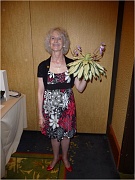 C12-5-33-Arleen Dewell with her Best in Show plant of Primulina 