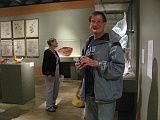 1-17-Leonard Re and Mollie Howell enjoying the museum