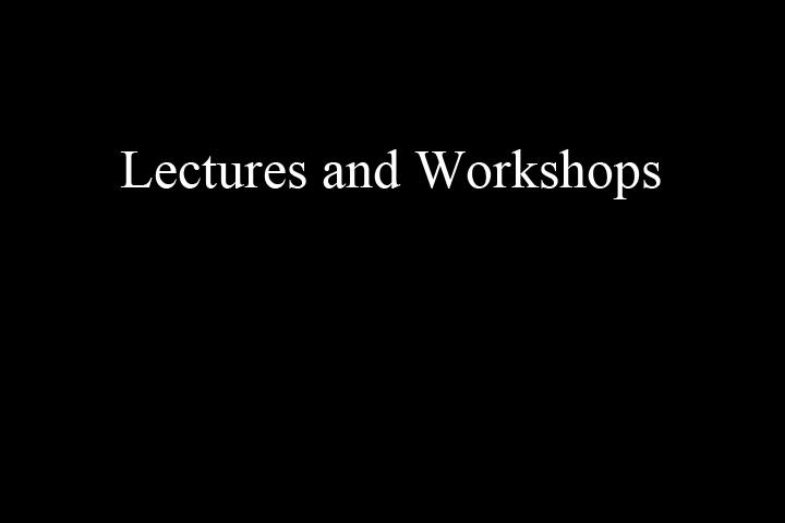 LecturesandWorkshops