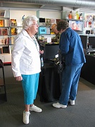 1-19-Doreen Hovermale, John and Judith Carter in the gift shop