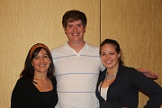 4-5-Student Presenters Laura Clavijo, Jeremy Keene, Cassandra Coleman