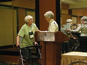 3-8-At dinner, M.J. Tyler presented and Fay Wagman accepted the charter for the new African Violet and Gesneriad Society of Rochester chapter