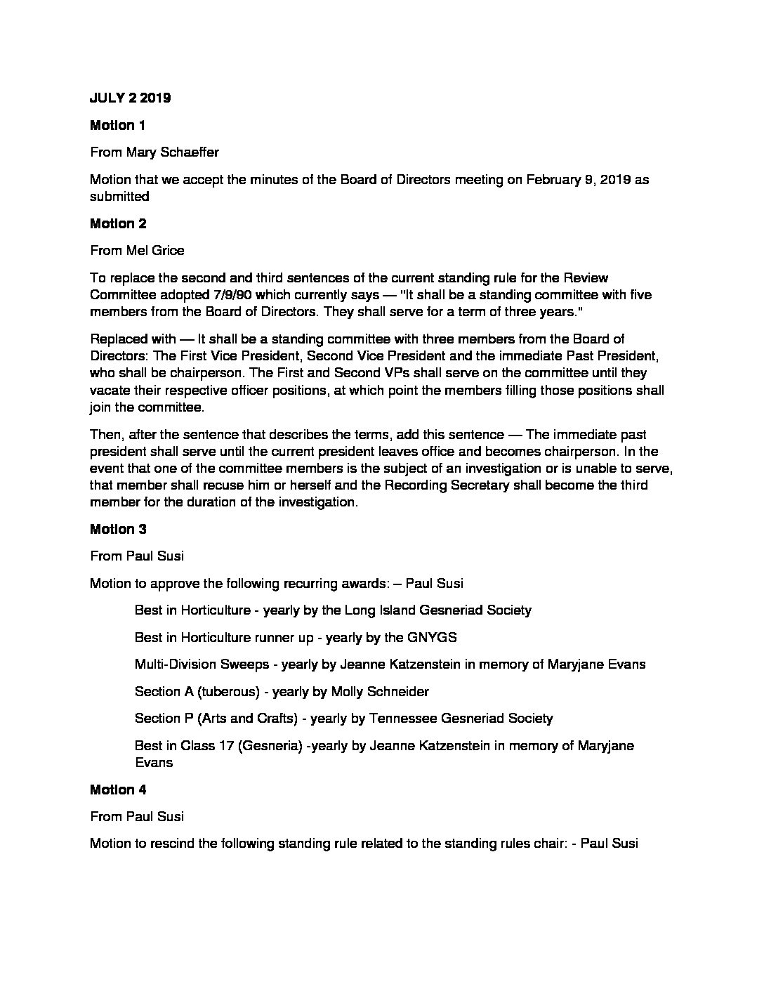 » July2and5BoardMeetingsMotions